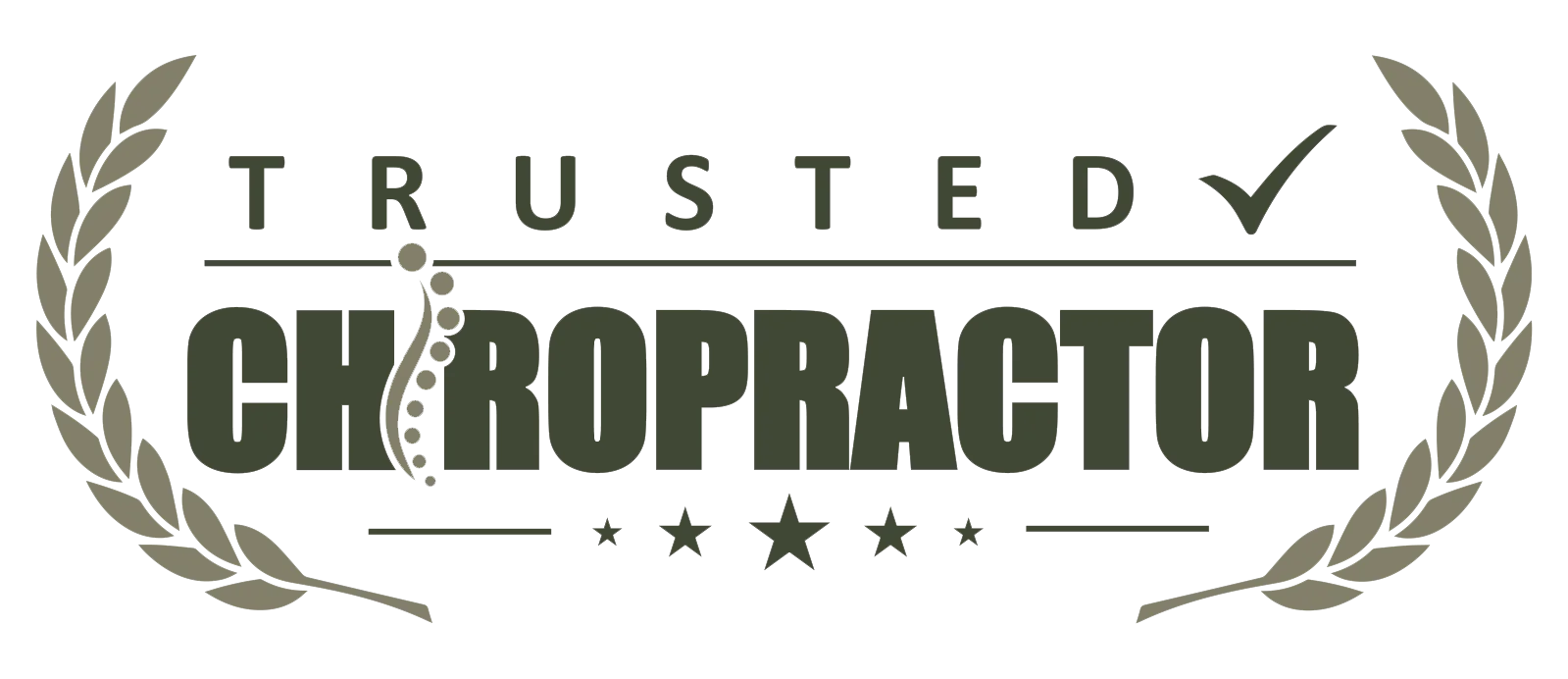 Green Trusted Chiropractor Badge