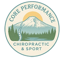 The Core Performance Chiropractic & Sport website header logo